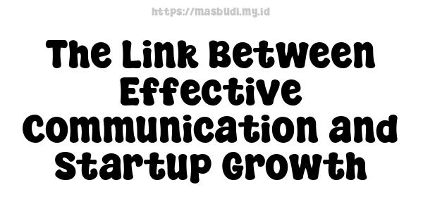 The Link Between Effective Communication and Startup Growth