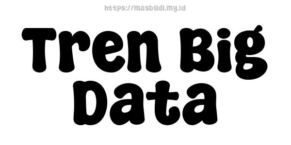 Tren Big Data