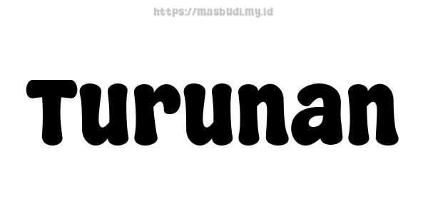 Turunan