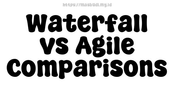 Waterfall vs Agile Comparisons