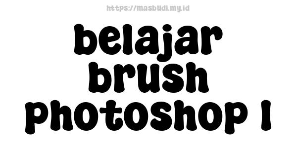 belajar brush photoshop 1