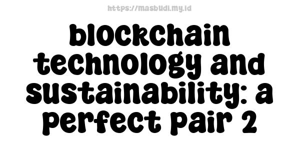 blockchain technology and sustainability: a perfect pair 2