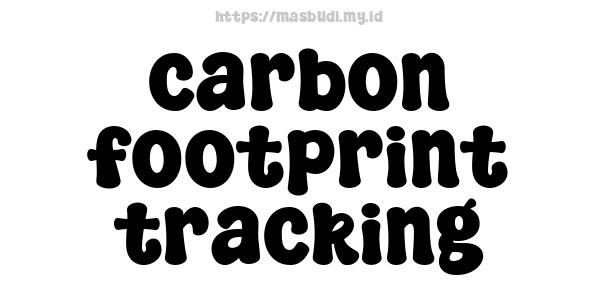 carbon footprint tracking