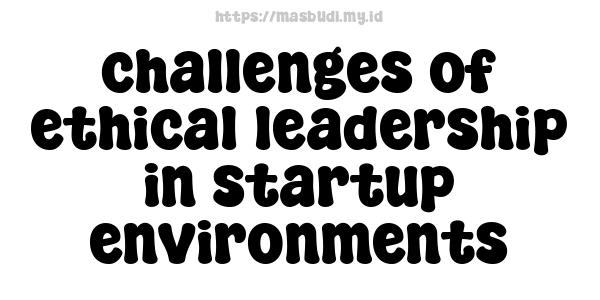 challenges-of-ethical-leadership-in-startup-environments