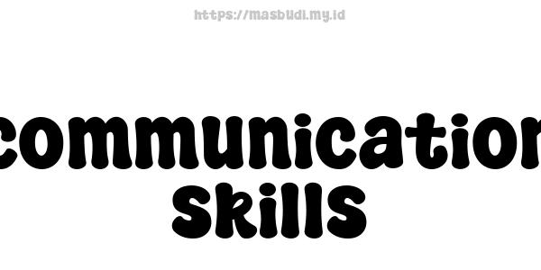 communication skills