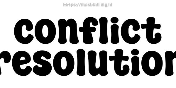 conflict-resolution