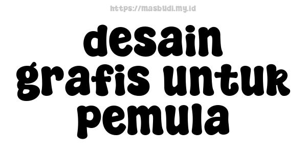 desain grafis untuk pemula