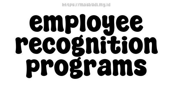 employee recognition programs