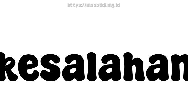 kesalahan