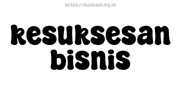 kesuksesan bisnis