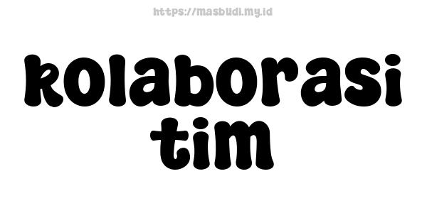 kolaborasi tim