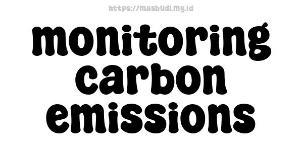 monitoring carbon emissions