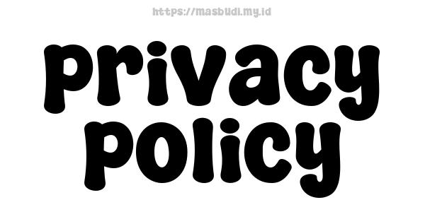 privacy policy