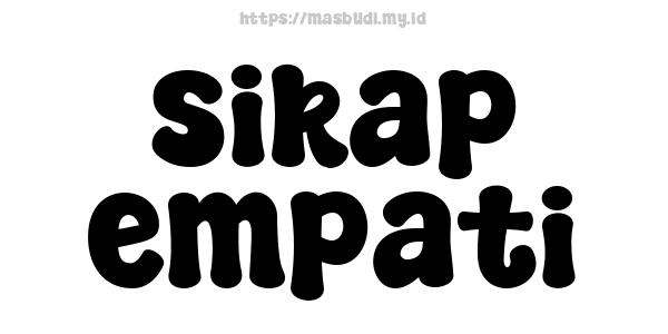 sikap empati