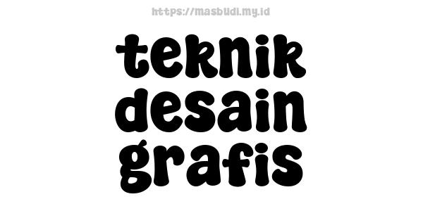 teknik desain grafis