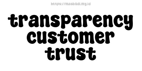 transparency-customer-trust