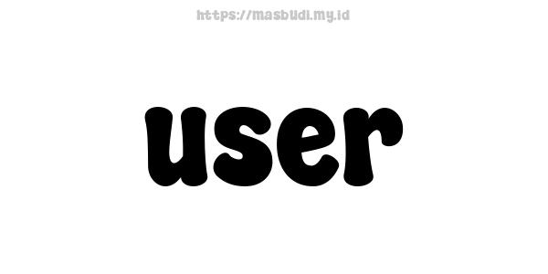 user